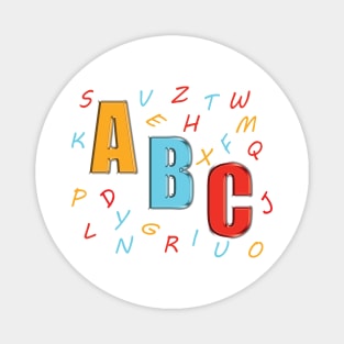 Cute ABC Design Magnet